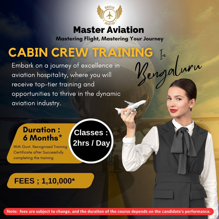 Certification in Cabin Crew at Master Aviation, Bengaluru/Bangalore